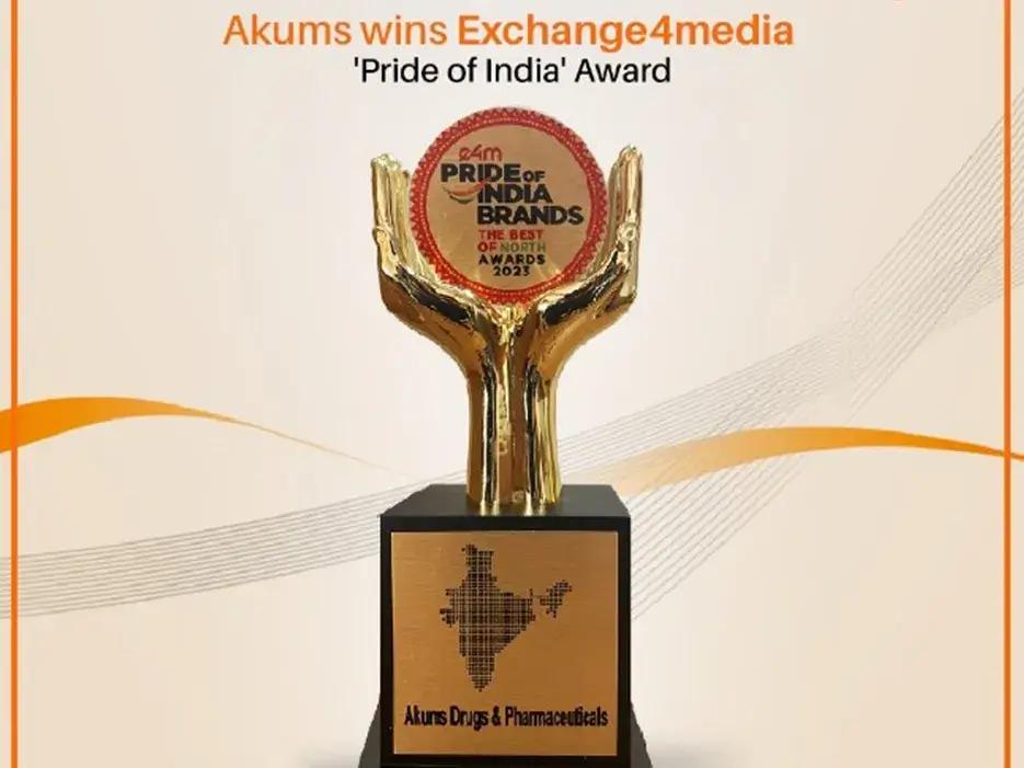 Akums CDMO wins pride of india award for north region